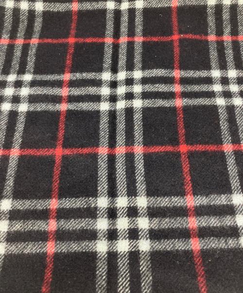 Burberry's（バーバリー）Burberry's (バーバリーズ) カシミヤ100％チェックマフラー ブラックの古着・服飾アイテム