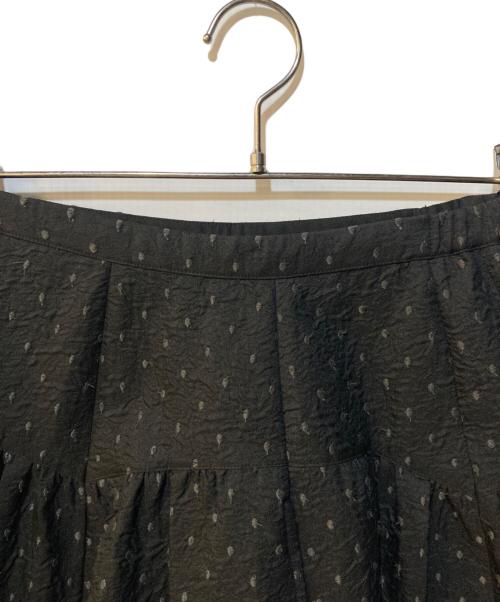 ARPEGE STORY（アルページュストーリー）ARPEGE STORY (アルページュストーリー) ドット刺繍ジャガードスカート ブラック サイズ:1の古着・服飾アイテム