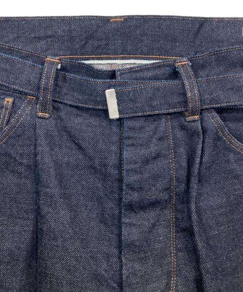 BLURHMS（ブラームス）BLURHMS (ブラームス) 9oz Selvage Denim GI-belt Pants インディゴ サイズ:2の古着・服飾アイテム