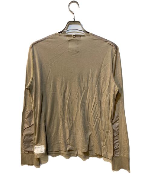 VISVIM（ビズビム）VISVIM (ビズビム) ヘンリーネックカットソー ベージュ サイズ:Freeの古着・服飾アイテム