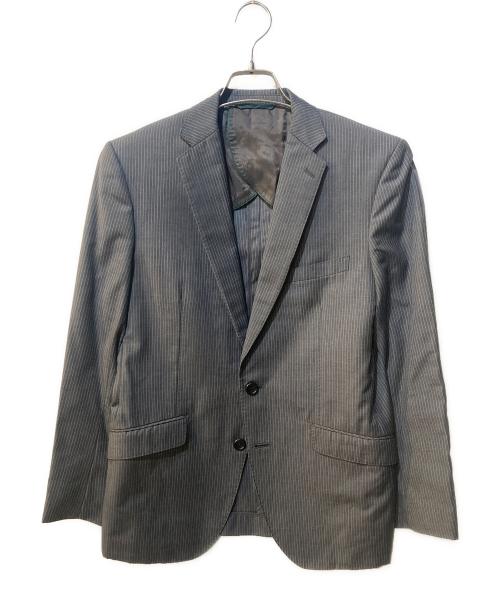 ERMENEGILDO ZEGNA（エルメネジルド・ゼニア）ERMENEGILDO ZEGNA (エルメネジルド・ゼニア) janecostella zione 2Bセットアップスーツ グレー サイズ:身長170の古着・服飾アイテム