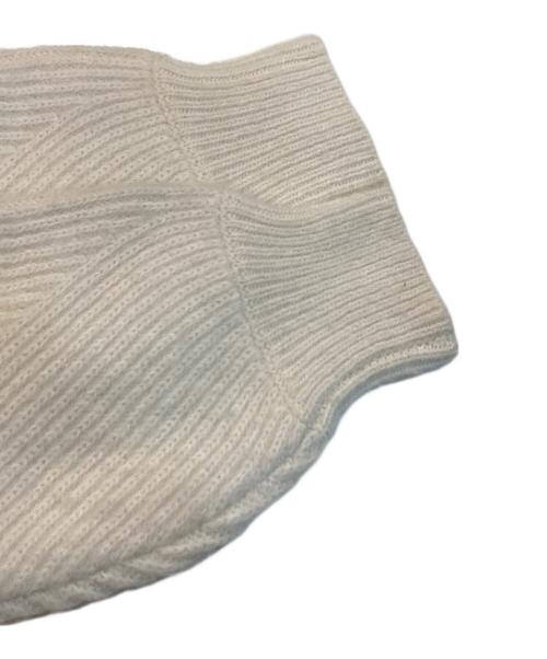 CITY（シティ）CITY (シティ) ベビーアルパカブークレニットカーディガン ホワイト サイズ:Freeの古着・服飾アイテム