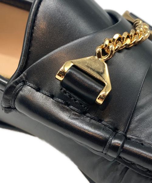 hyusto（ヒュースト）hyusto (ヒュースト) MICK レザー ローファー ブラック サイズ:38の古着・服飾アイテム