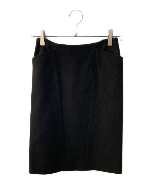 CHANEL BOUTIQUE（シャネル ブティック）CHANEL BOUTIQUE (シャネル ブティック) 裏地シルクウールジャケットセットアップ ブラック サイズ:38の古着・服飾アイテム