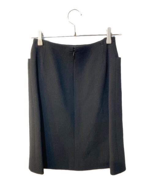 CHANEL BOUTIQUE（シャネル ブティック）CHANEL BOUTIQUE (シャネル ブティック) 裏地シルクウールジャケットセットアップ ブラック サイズ:38の古着・服飾アイテム