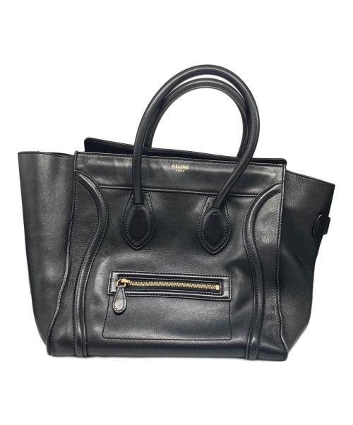 CELINE（セリーヌ）CELINE (セリーヌ) ラゲージ ミニショッパー ブラックの古着・服飾アイテム