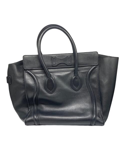 CELINE（セリーヌ）CELINE (セリーヌ) ラゲージ ミニショッパー ブラックの古着・服飾アイテム
