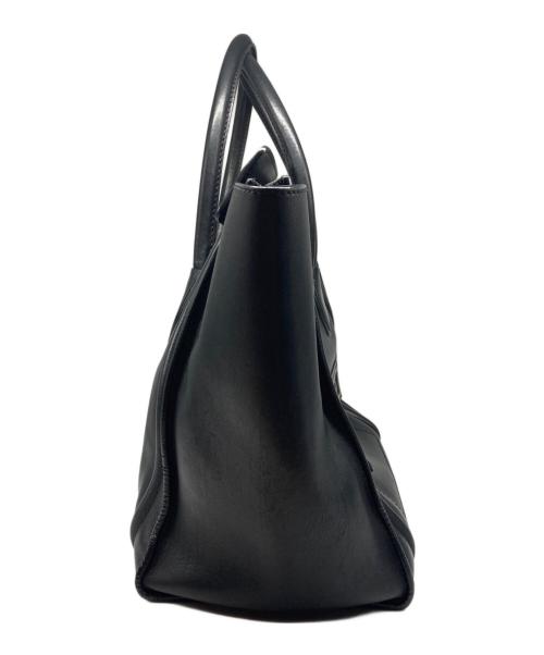 CELINE（セリーヌ）CELINE (セリーヌ) ラゲージ ミニショッパー ブラックの古着・服飾アイテム