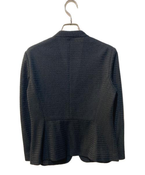 ANAYI（アナイ）ANAYI (アナイ) ノーカラージャケット×スカートセットアップ ブラック サイズ:38の古着・服飾アイテム