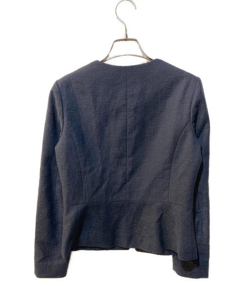 NOLLEY'S sophi（ノーリーズソフィー）NOLLEY'S sophi (ノーリーズソフィー) スラブジャガードジャケットセット ネイビー サイズ:36の古着・服飾アイテム