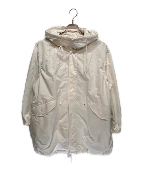 Spick and Span（スピック＆スパン）Spick and Span (スピックアンドスパン) 撥水スノーカモパーカーコート ホワイト サイズ:36の古着・服飾アイテム