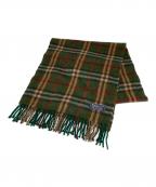 Burberry'sバーバリー）の古着「カシミヤ100％マフラー」｜オリーブ