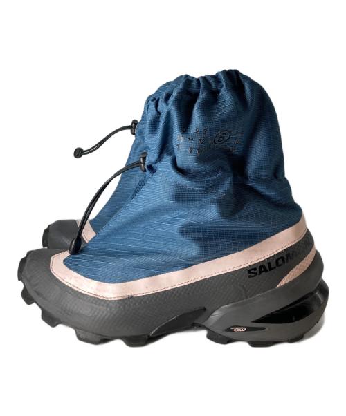 SALOMON（サロモン）SALOMON (サロモン) MM6 Maison Margiela (エムエムシックスメゾンマルジェラ) クロスミッドスニーカー ブルー サイズ:25cmの古着・服飾アイテム
