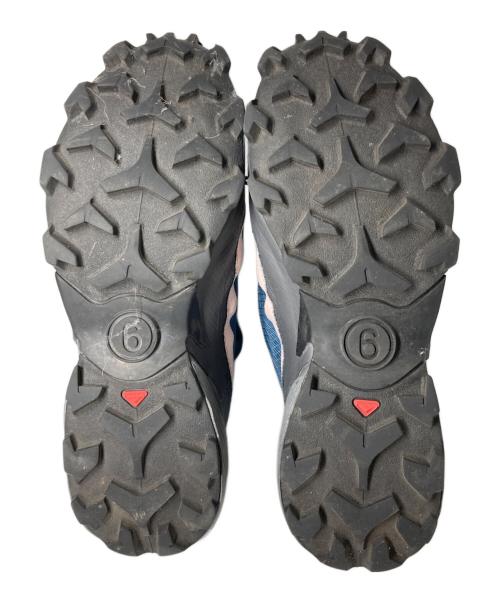 SALOMON（サロモン）SALOMON (サロモン) MM6 Maison Margiela (エムエムシックスメゾンマルジェラ) クロスミッドスニーカー ブルー サイズ:25cmの古着・服飾アイテム