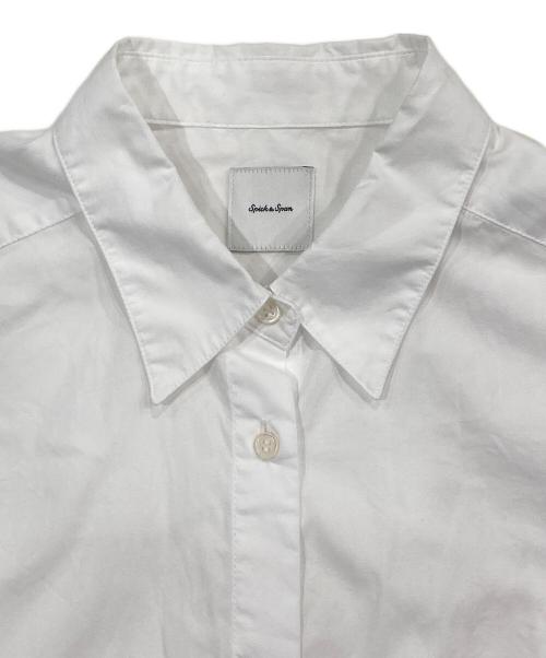 Spick and Span（スピック＆スパン）Spick and Span (スピックアンドスパン) 50コットンオーバーシャツ ホワイト サイズ:Freeの古着・服飾アイテム