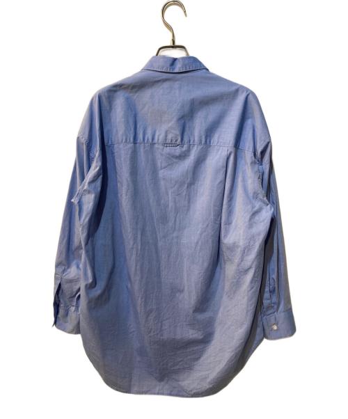Spick and Span（スピック＆スパン）Spick and Span (スピックアンドスパン) 50コットンオーバーシャツ ブルー サイズ:Freeの古着・服飾アイテム