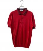 FRED PERRY×JOHN SMEDLEYフレッドペリー×ジョンスメドレー）の古着「ポロシャツ」｜レッド