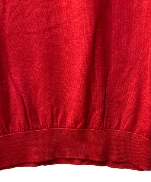 FRED PERRY（フレッドペリー）FRED PERRY (フレッドペリー) JOHN SMEDLEY (ジョンスメドレー) ポロシャツ レッド サイズ:Mの古着・服飾アイテム