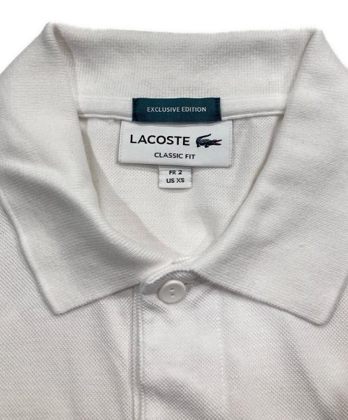 LACOSTE（ラコステ）LACOSTE (ラコステ) ポロシャツ ホワイト サイズ:XSの古着・服飾アイテム
