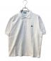 LACOSTE（ラコステ）の古着「ポロシャツ」｜ホワイト