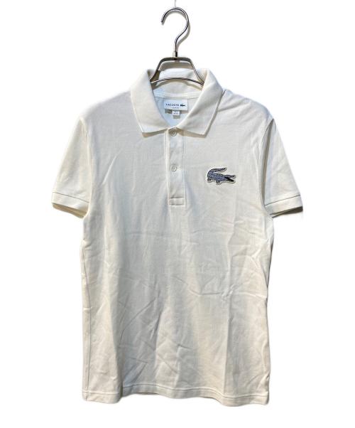 LACOSTE（ラコステ）LACOSTE (ラコステ) ビッグワニポロシャツ ホワイト サイズ:XSの古着・服飾アイテム