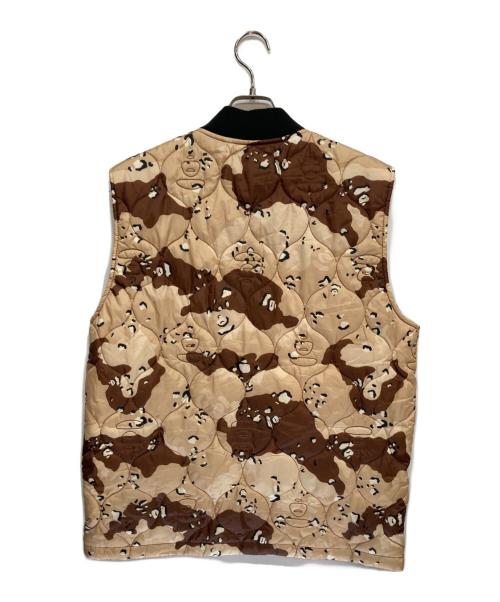 Aape BY A BATHING APE（エーエイプ バイ アベイシングエイプ）Aape BY A BATHING APE (エーエイプ バイ アベイシングエイプ) キルティングベスト ベージュ サイズ:XLの古着・服飾アイテム