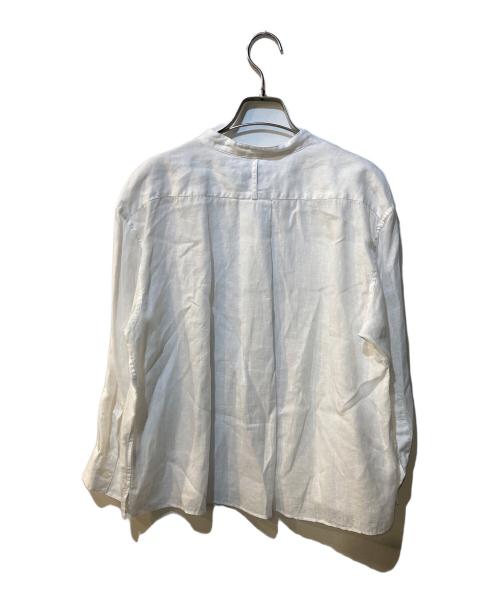 MARGARET HOWELL（マーガレットハウエル）MARGARET HOWELL (マーガレットハウエル) リネンシャツ ホワイト サイズ:3の古着・服飾アイテム