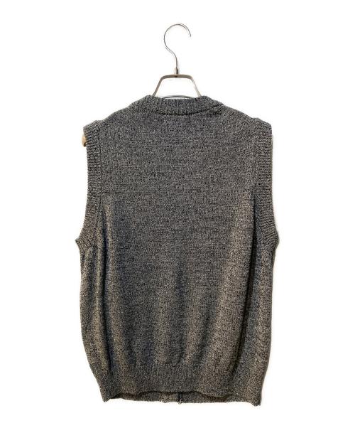 KAGURE（カグレ）KAGURE (カグレ) ドライコットンノースリーブカーディガン グレー サイズ:Free 未使用品の古着・服飾アイテム