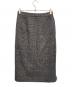 heliopole (エリオポール) GLENCHECK LEAN SKIRT グレー サイズ:38 未使用品：5000円