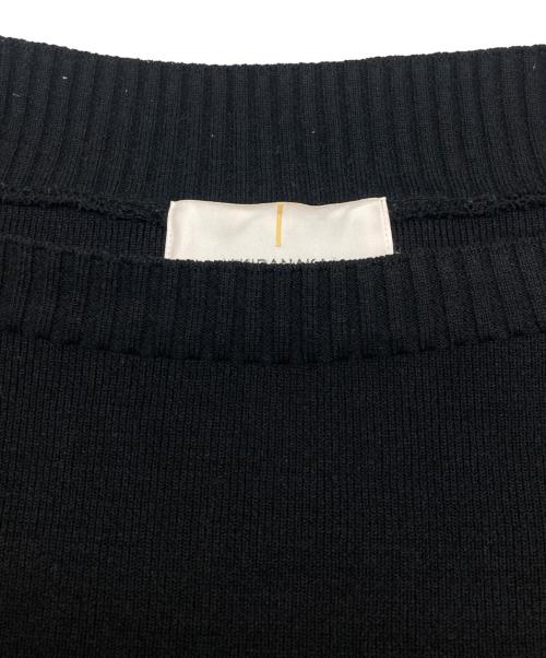 AKIRA NAKA（アキラナカ）AKIRA NAKA (アキラナカ) Slit sleeves crop knit pullover ブラック サイズ:2の古着・服飾アイテム