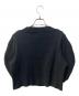 AKIRA NAKA (アキラナカ) Slit sleeves crop knit pullover ブラック サイズ:2：8000円
