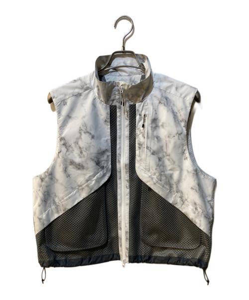 uniform experiment（ユニフォームエクスペリメント）uniform experiment (ユニフォームエクスペリメント) MARBLE TECH VEST ホワイト サイズ:1の古着・服飾アイテム