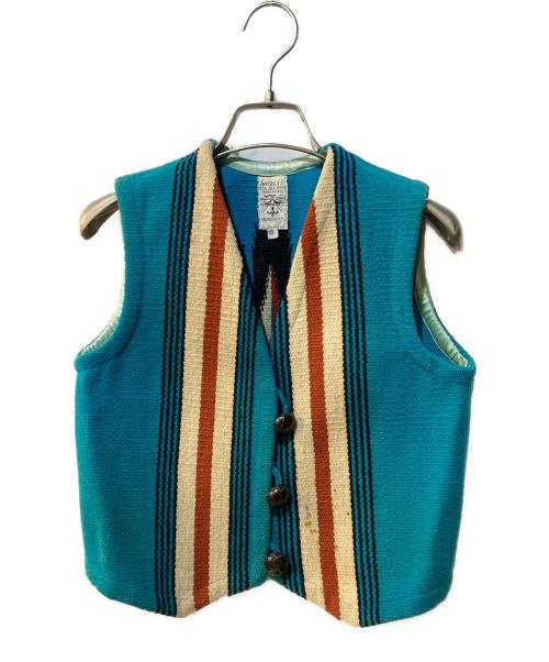 ORTEGA's（オルテガ）ORTEGA's (オルテガ) チマヨベスト ブルー サイズ:Sの古着・服飾アイテム