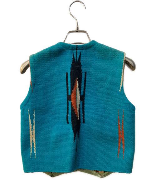 ORTEGA's（オルテガ）ORTEGA's (オルテガ) チマヨベスト ブルー サイズ:Sの古着・服飾アイテム