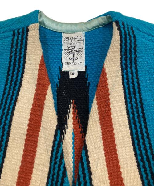 ORTEGA's（オルテガ）ORTEGA's (オルテガ) チマヨベスト ブルー サイズ:Sの古着・服飾アイテム