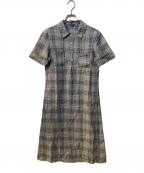 45rpm45アールピーエム）の古着「リネンワンピース」｜ブルー