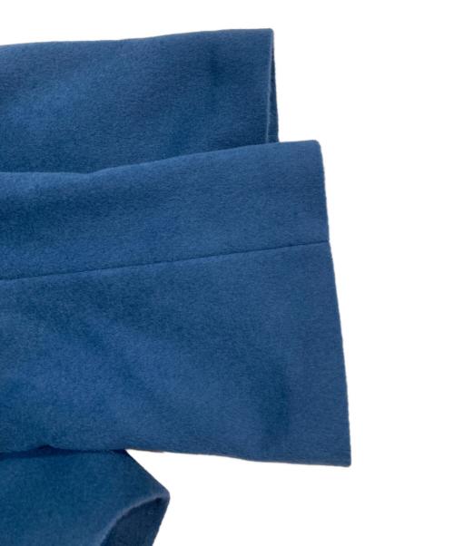 ANAYI（アナイ）ANAYI (アナイ) アンゴラビーバー 袖フレアコート ブルー サイズ:36 未使用品の古着・服飾アイテム