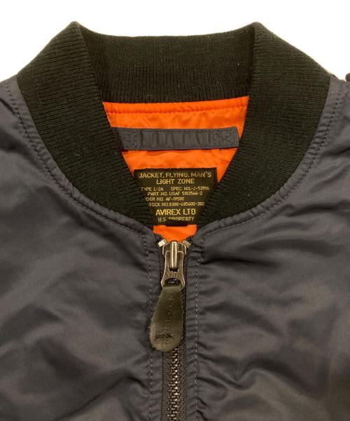 AVIREX（アヴィレックス）AVIREX (アヴィレックス) L-2A フライトジャケット ネイビー サイズ:Lの古着・服飾アイテム