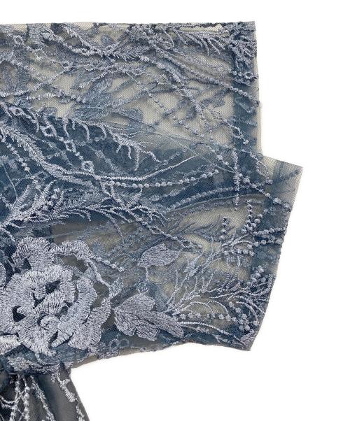 haremode（ハレモード）haremode (ハレモード) エンブロイダリーチュールドレス スカイブルー サイズ:Sの古着・服飾アイテム