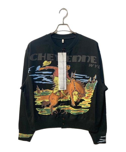 KHOKI（コッキ）KHOKI (コッキ) Cowboy-print cardigan ブラック サイズ:4の古着・服飾アイテム