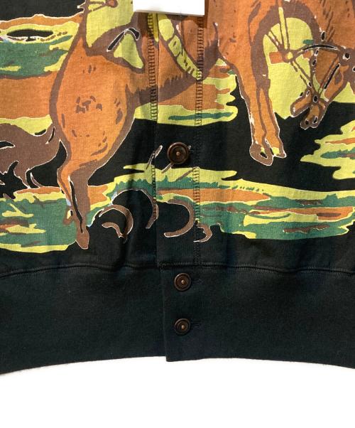KHOKI（コッキ）KHOKI (コッキ) Cowboy-print cardigan ブラック サイズ:4の古着・服飾アイテム