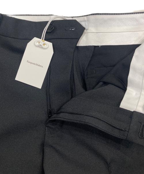 SASQUATCHfabrix.（サスクワッチファブリックス）SASQUATCHfabrix. (サスクワッチファブリックス) SEMI FLARE SIKHOUETTE SLACKS ブラック サイズ:Lの古着・服飾アイテム
