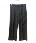 SASQUATCHfabrix.（サスクワッチファブリックス）の古着「SEMI FLARE SIKHOUETTE SLACKS」｜ブラック