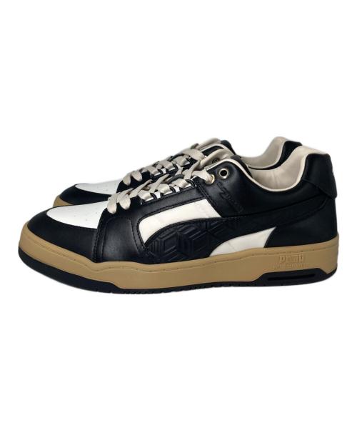 PUMA（プーマ）PUMA (プーマ) MCM (エムシーエム) PUMA SLIPSTREAM LO COURT MCM ホワイト×ブラック サイズ:28.5cmの古着・服飾アイテム