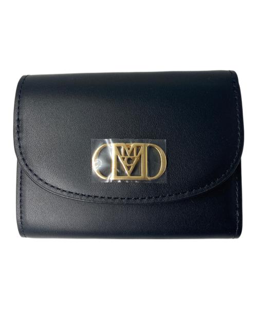 MCM（エムシーエム）MCM (エムシーエム) Traviaコンパクトチェーンウォレット ブラックの古着・服飾アイテム