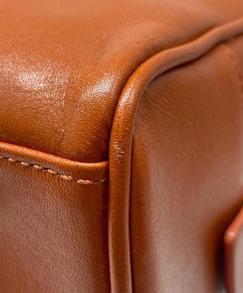 HUMAN WOMAN（ヒューマンウーマン）HUMAN WOMAN (ヒューマンウーマン) メッシュハンドルボストンバッグ ブラウンの古着・服飾アイテム