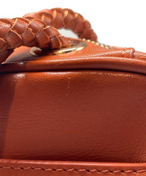 HUMAN WOMAN（ヒューマンウーマン）HUMAN WOMAN (ヒューマンウーマン) メッシュハンドルボストンバッグ ブラウンの古着・服飾アイテム