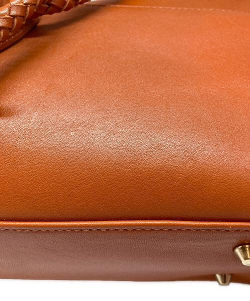 HUMAN WOMAN（ヒューマンウーマン）HUMAN WOMAN (ヒューマンウーマン) メッシュハンドルボストンバッグ ブラウンの古着・服飾アイテム