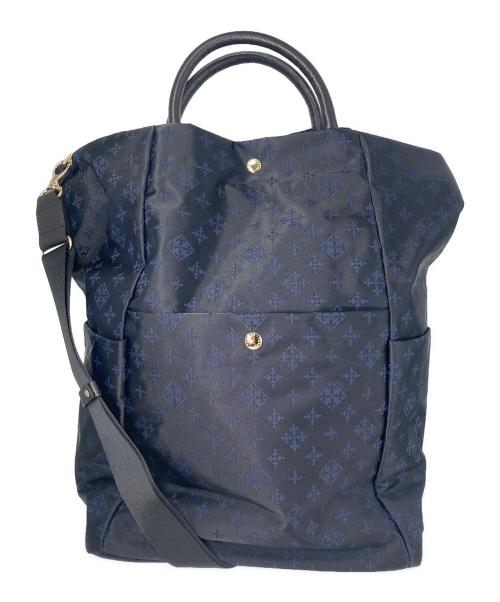 russet（ラシット）russet (ラシット) 10 Face Bag ネイビーの古着・服飾アイテム