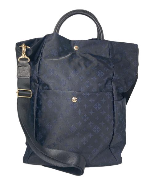 russet（ラシット）russet (ラシット) 10 Face Bag ネイビーの古着・服飾アイテム